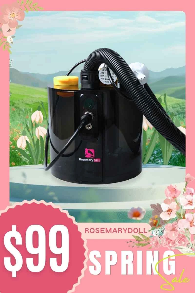 Automatic Love Holes Cleaning & Drying Douche for Sex Doll 2.0