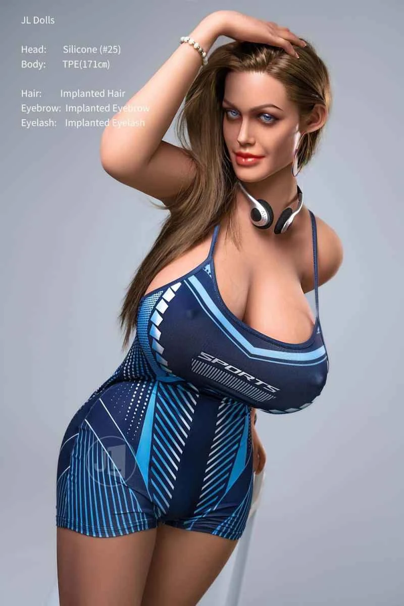 171cm/5ft7 F-cup Silicone Head Sex Doll Gina Review - Jarliet Doll In Stock for US Customers