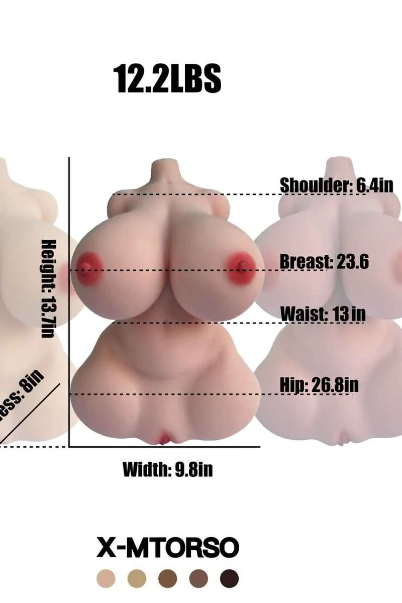 35cm/1ft2 Female X-M Torso TPE Sex Toy Review - Climax Doll